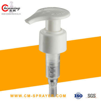 Good price 28/410 Sprężynowy żebrowany dozownik pompy balsamu Czarna biała głowica pompy dozownika balsamu w Internecie